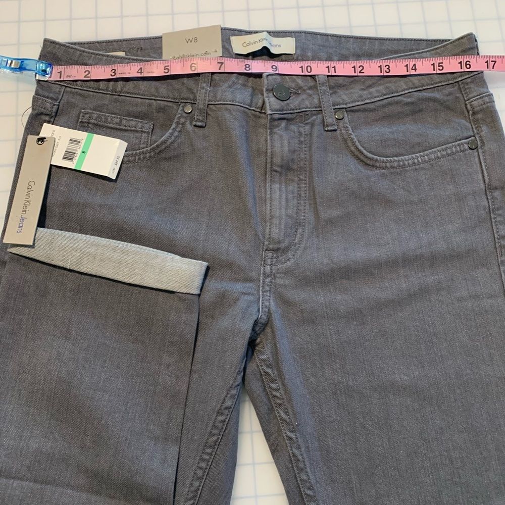 Calvin Klein Slim BoyFriend Women’s, Nolan Gray 319, Size 8, Jeans - Picture 4 of 12